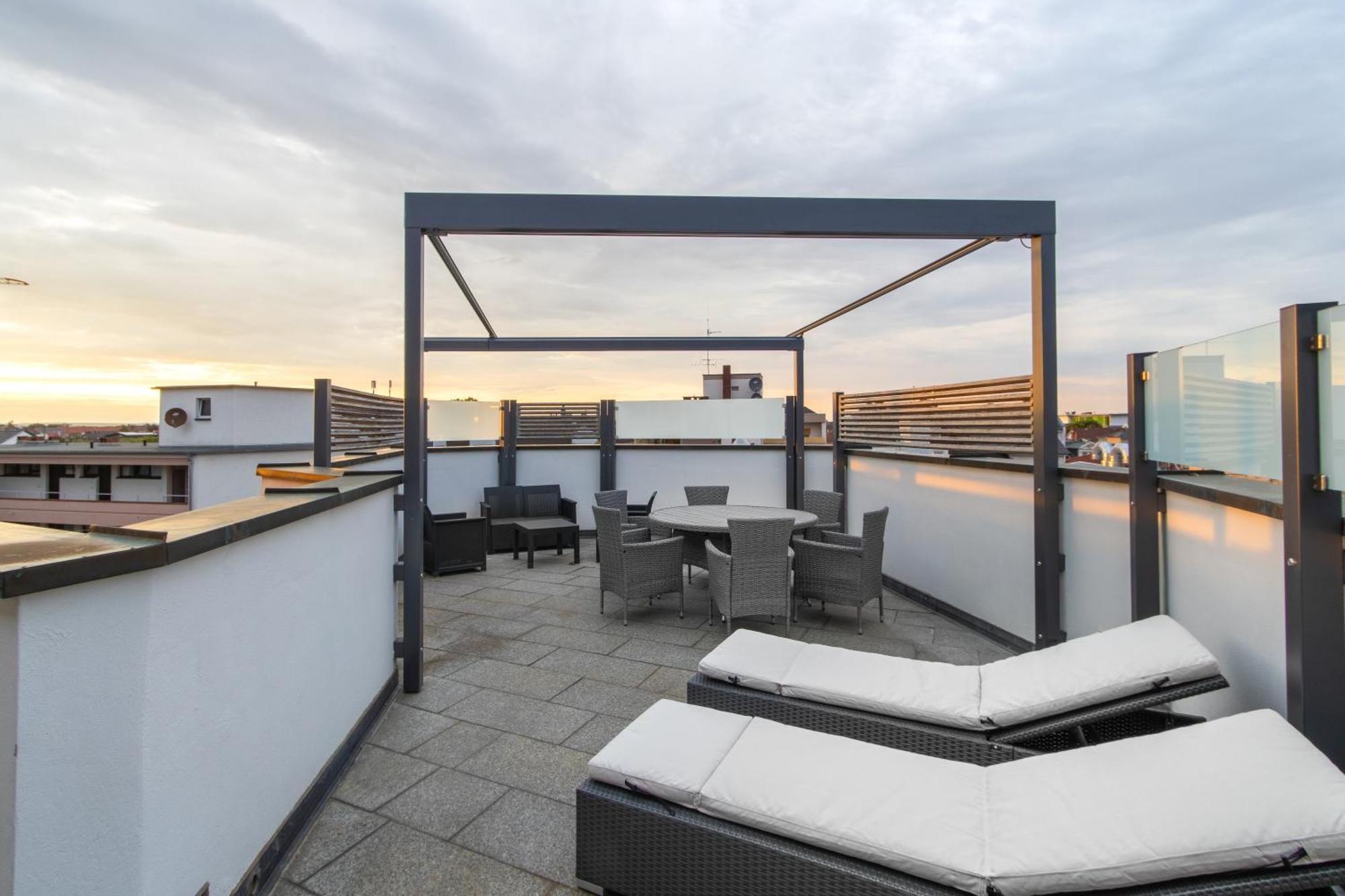Penthouse-Maisonette - City Center, Highspeed Internet, Garage Worms Exterior foto