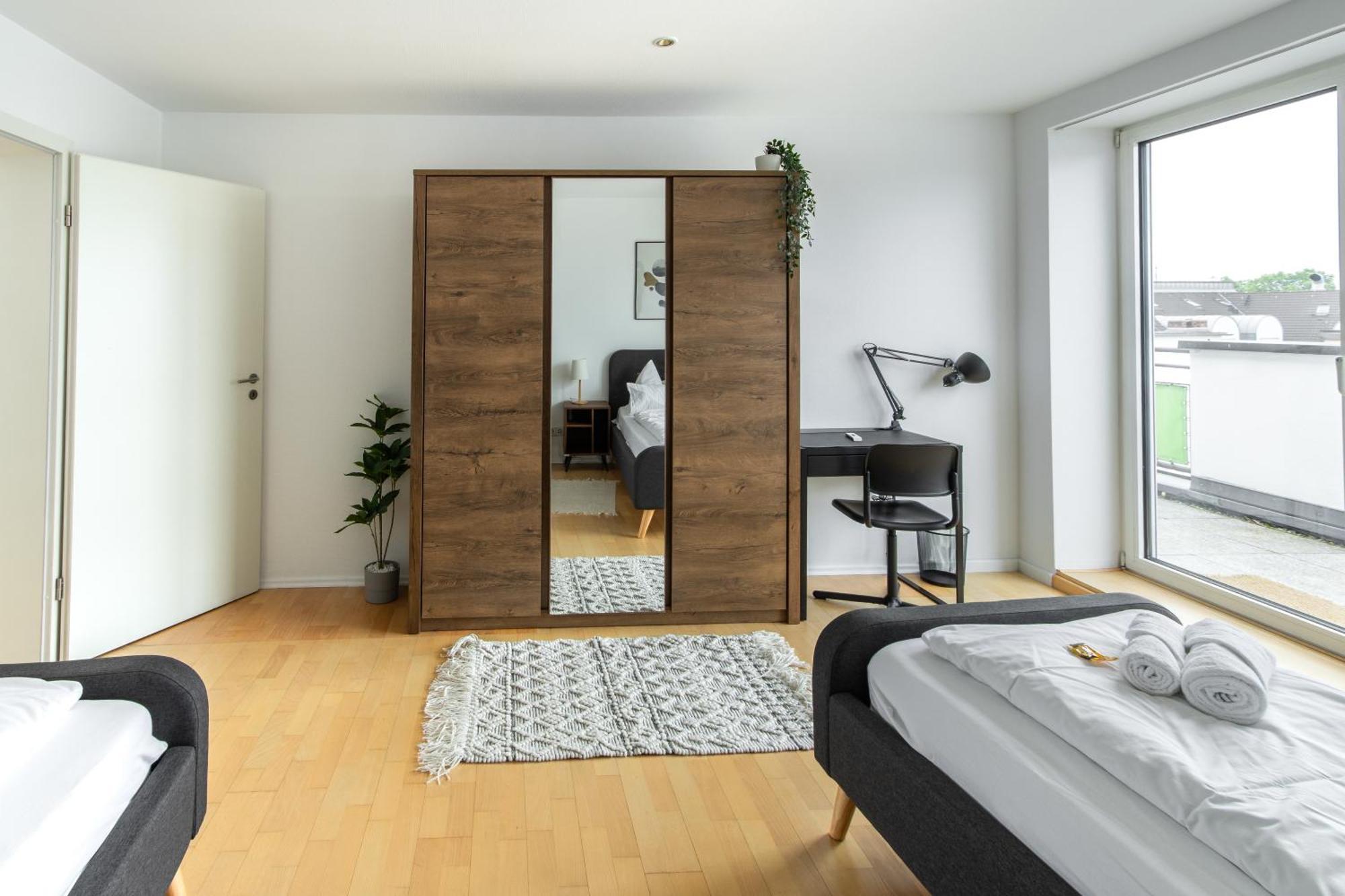 Penthouse-Maisonette - City Center, Highspeed Internet, Garage Worms Exterior foto